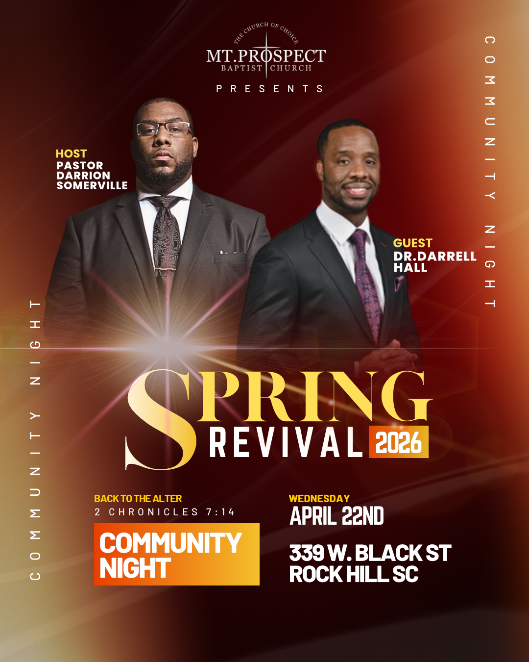 Spring Revival 2026 - Back To The Altar - Communit